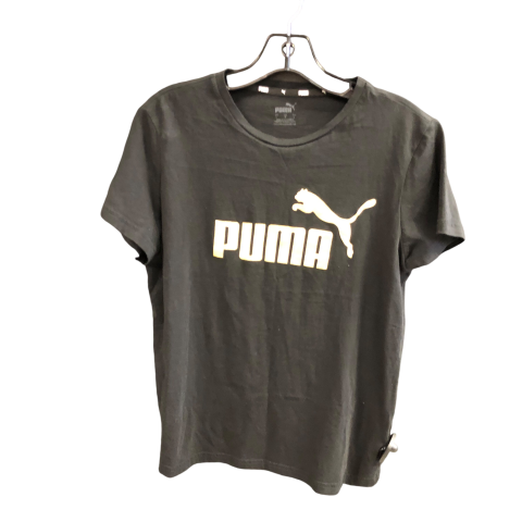 Top Short Sleeve By Puma In Black, Size: L