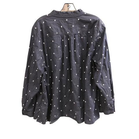 Top Long Sleeve By Loft In Blue, Size: 3x