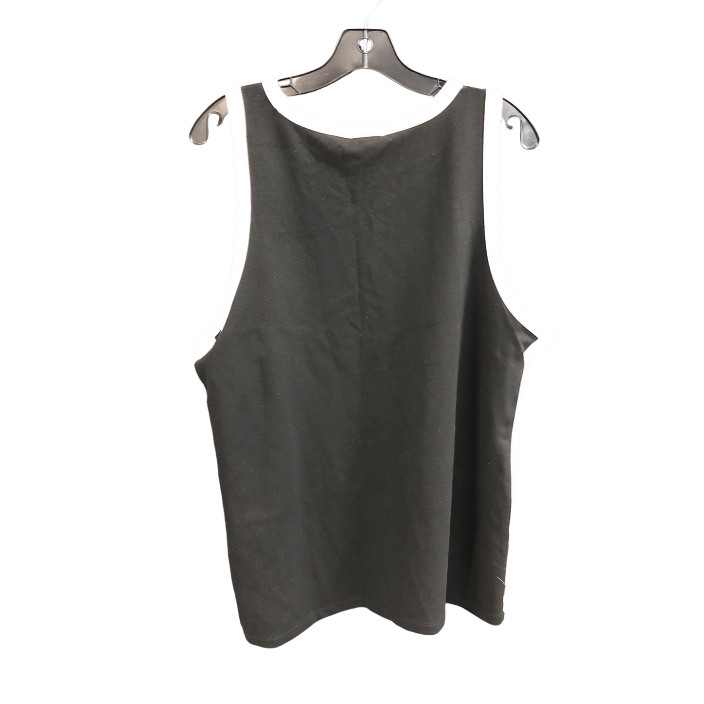 Top Sleeveless By Jones New York In Black & White, Size: Xl