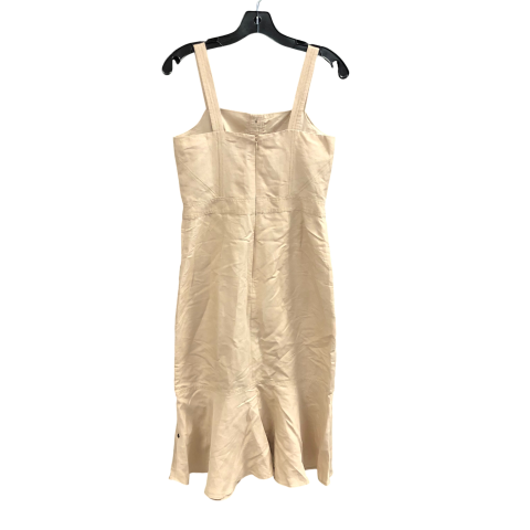 Dress Casual Midi By Banana Republic In Beige, Size: Xs