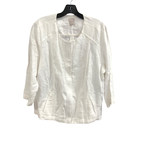 Jacket Other By Chicos In White, Size: L