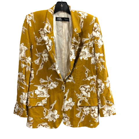 Blazer By Zara In Gold, Size: Xs