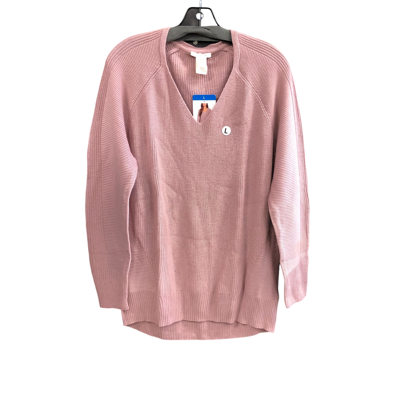 Sweater By Matty M In Pink, Size: L