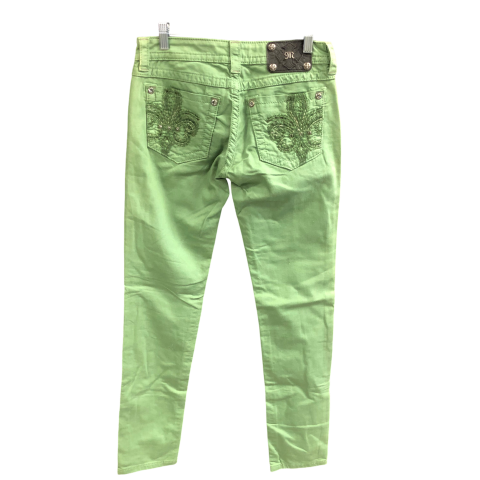 Jeans Skinny By Miss Me In Green, Size: 6