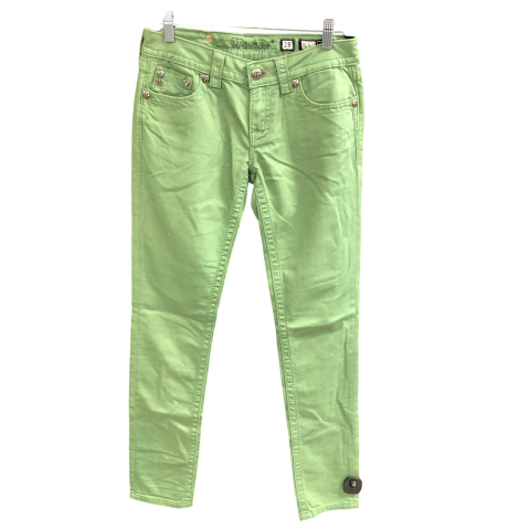 Jeans Skinny By Miss Me In Green, Size: 6