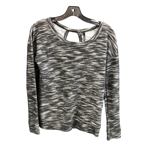 Top Long Sleeve By Maurices In Black & White, Size: S