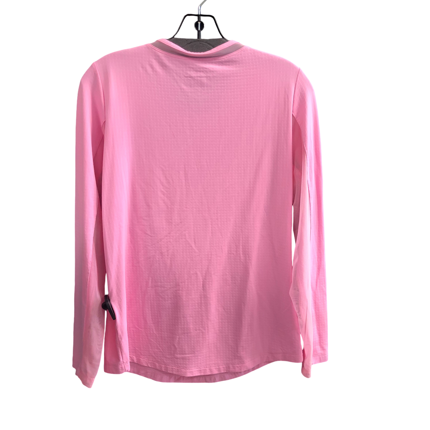 Athletic Top Long Sleeve Collar By Cmc In Pink, Size: M