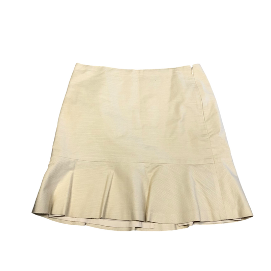 Skirt Mini & Short By Ann Taylor In Cream, Size: 6