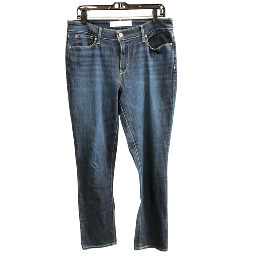 Jeans Straight By Levis In Blue Denim, Size: 14l