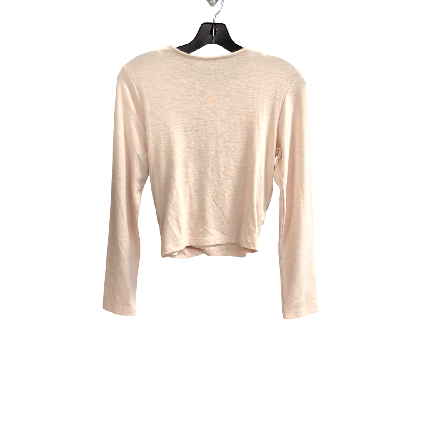 Top Long Sleeve By Zara In Pink, Size: M