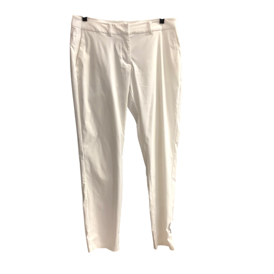 Athletic Pants By Nike In White, Size: 6