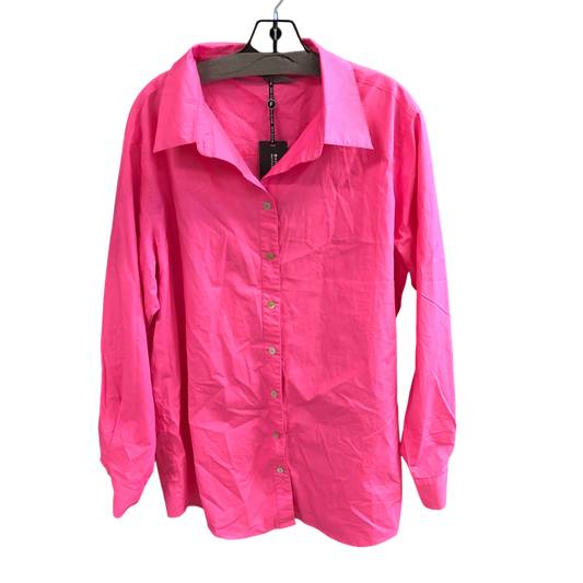 Top Long Sleeve By WHITE FOX In Pink, Size: S