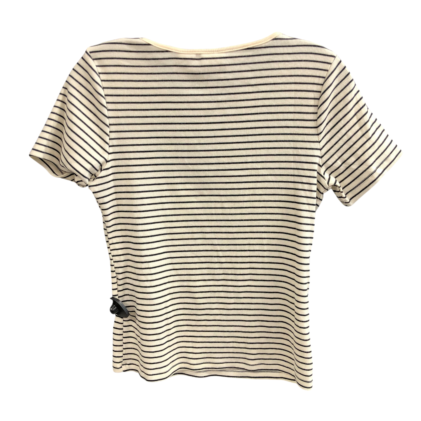 Top Short Sleeve By Levis In Striped Pattern, Size: M