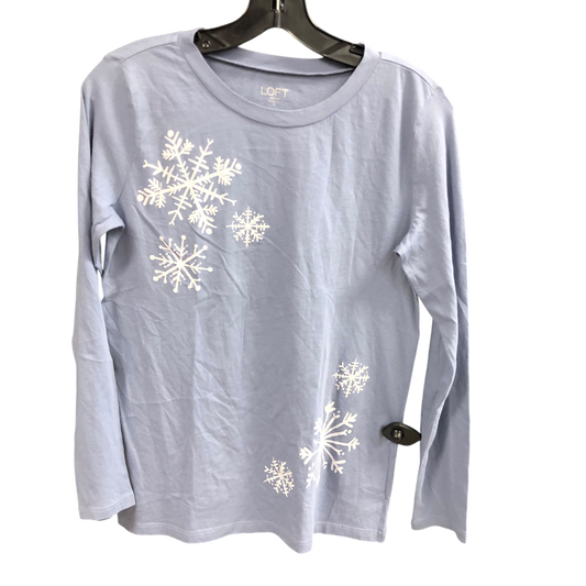 Top Long Sleeve By Loft In Blue, Size: S