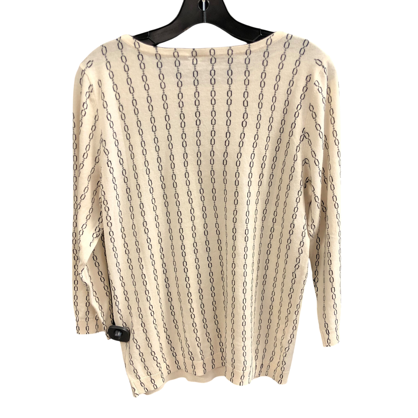 Sweater By Ann Taylor In Cream, Size: L