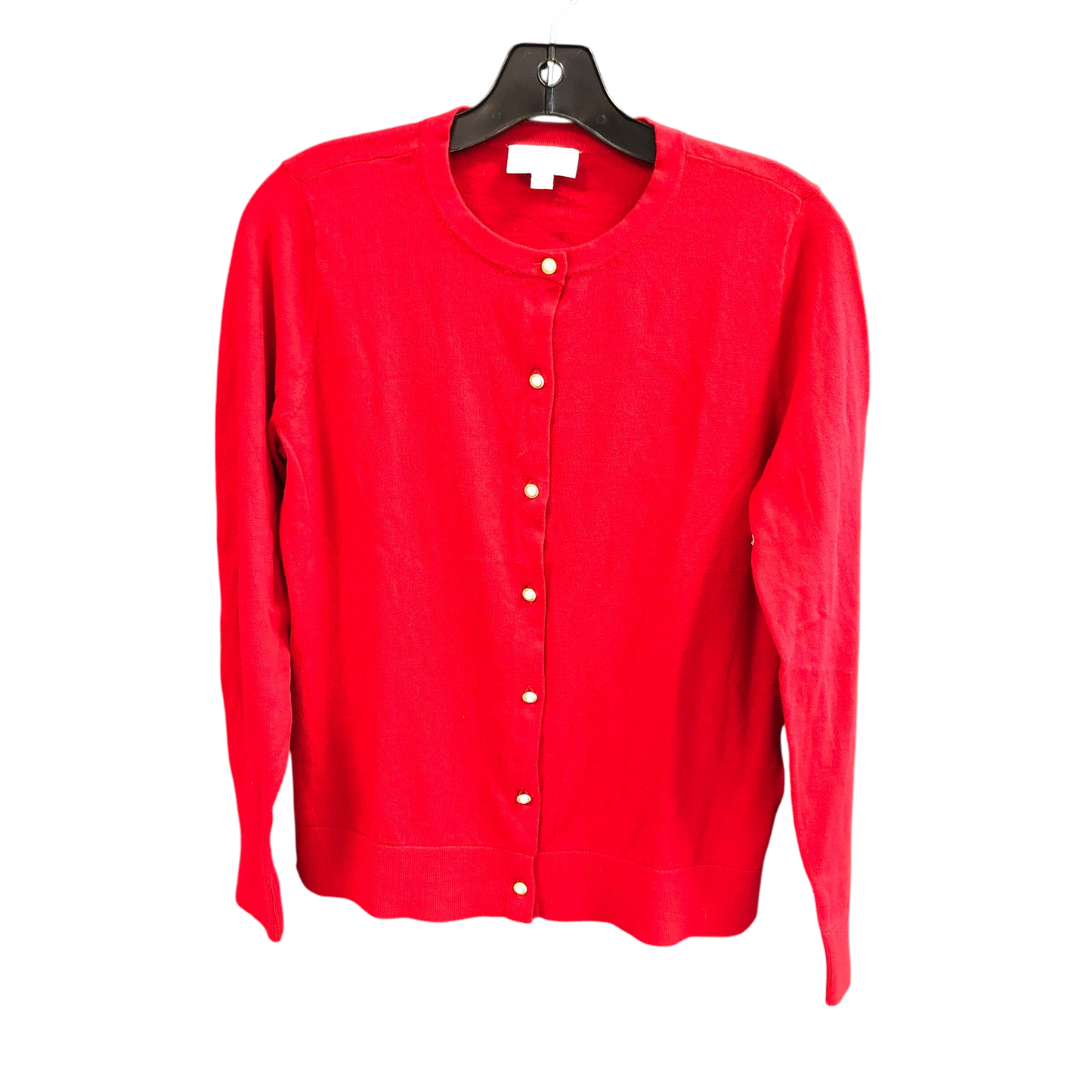 Cardigan By Loft In Red, Size: M