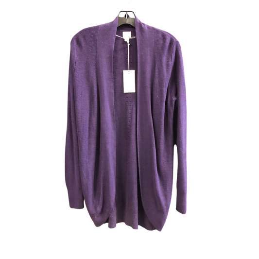 Cardigan By A New Day In Purple, Size: M