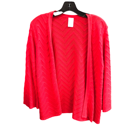 Cardigan By Time And Tru In Red, Size: L