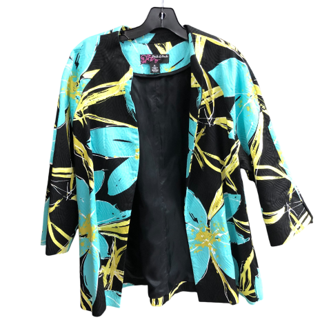 Blazer By Peck And Peck In Turquoise, Size: Xl