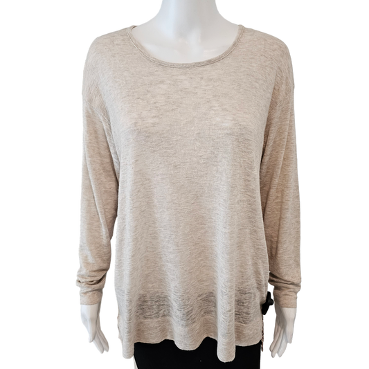 Top Long Sleeve By Bobeau  Size: L