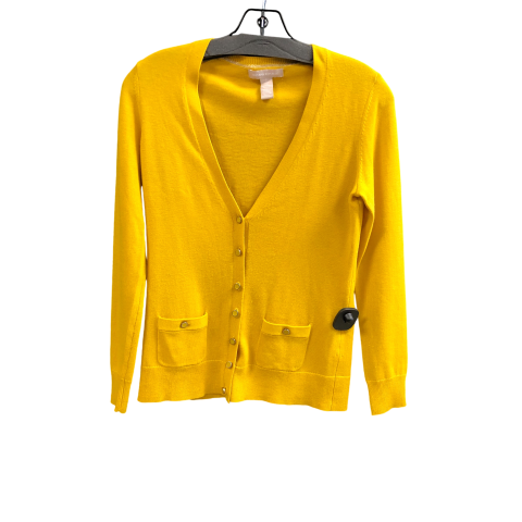 Cardigan By Banana Republic In Yellow, Size: S