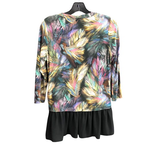 Top Long Sleeve By Karen Kane In Multi-colored, Size: Xs