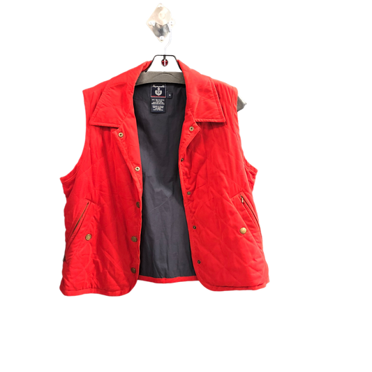 Vest Puffer & Quilted By Clothes Mentor In Red, Size: M