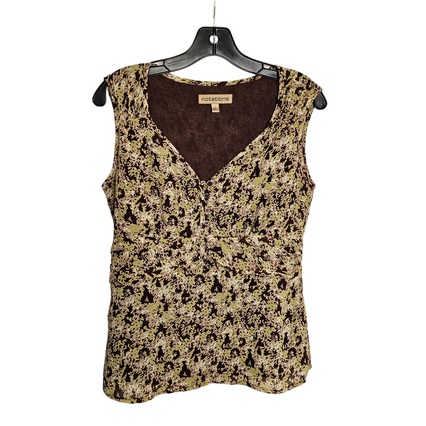 Top Sleeveless By Notations  Size: S