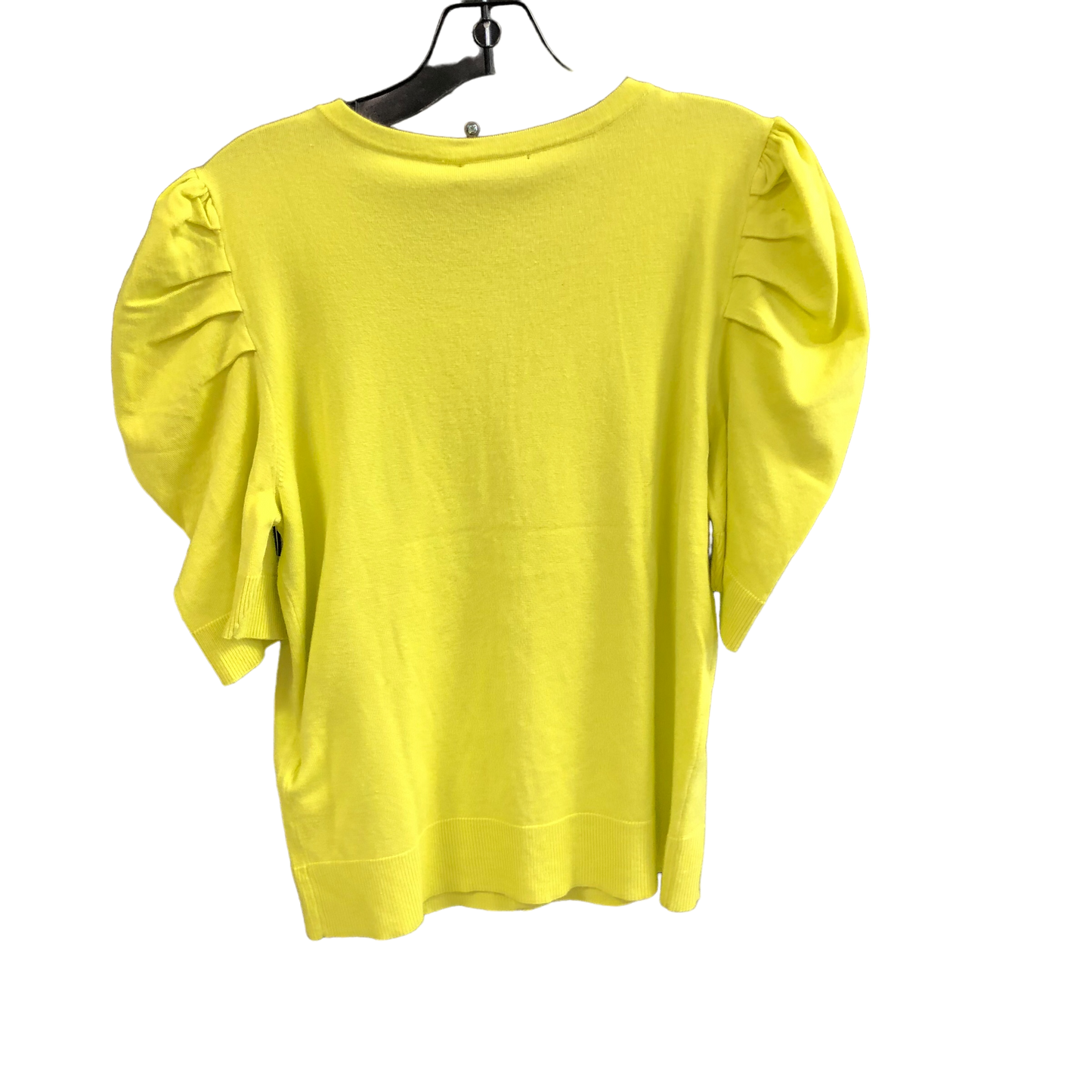 Yellow Sweater Short Sleeve New York And Co, Size M