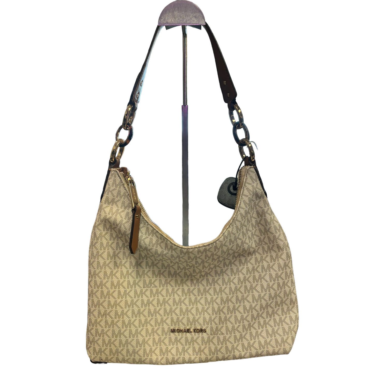 White Handbag Designer Michael Kors, Size Small