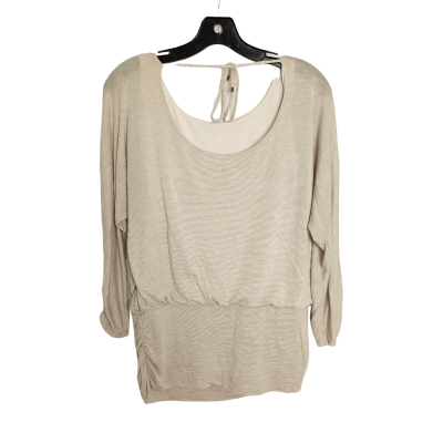 Beige Top Long Sleeve White House Black Market, Size M