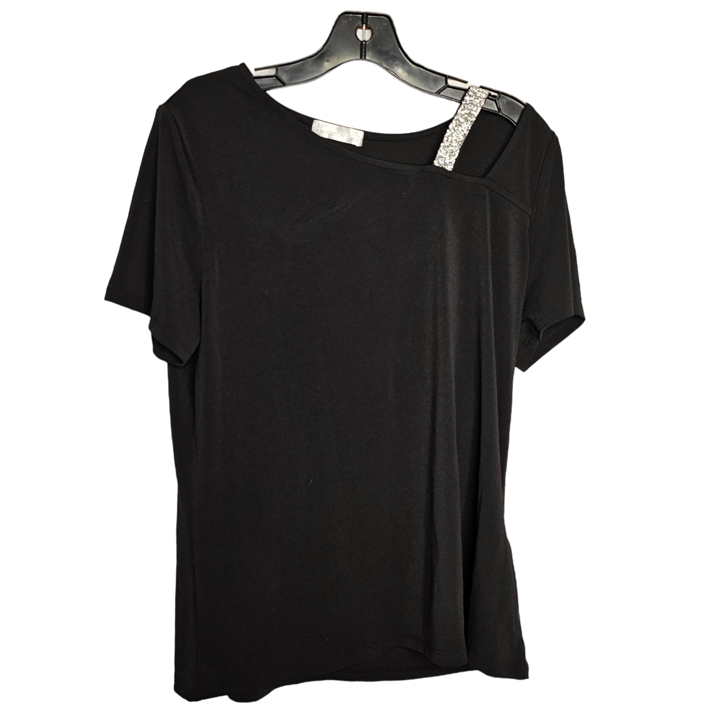 Black Top Short Sleeve 89th And Madison, Size L