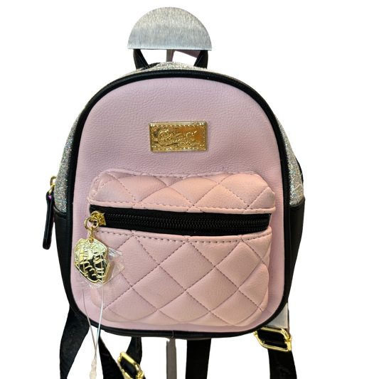 Pink Backpack Betsey Johnson, Size Small