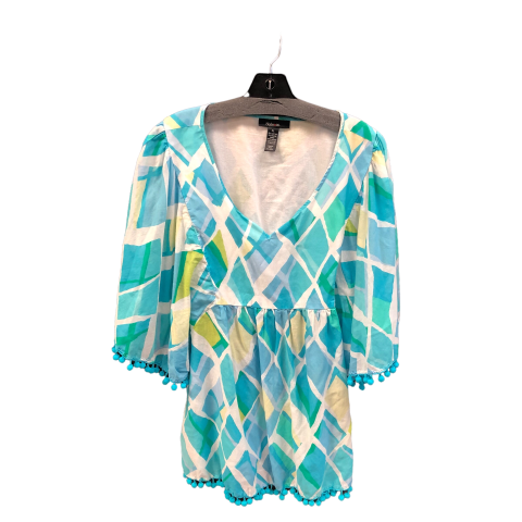 Blue Swimwear Cover-up Style And Company, Size Xl