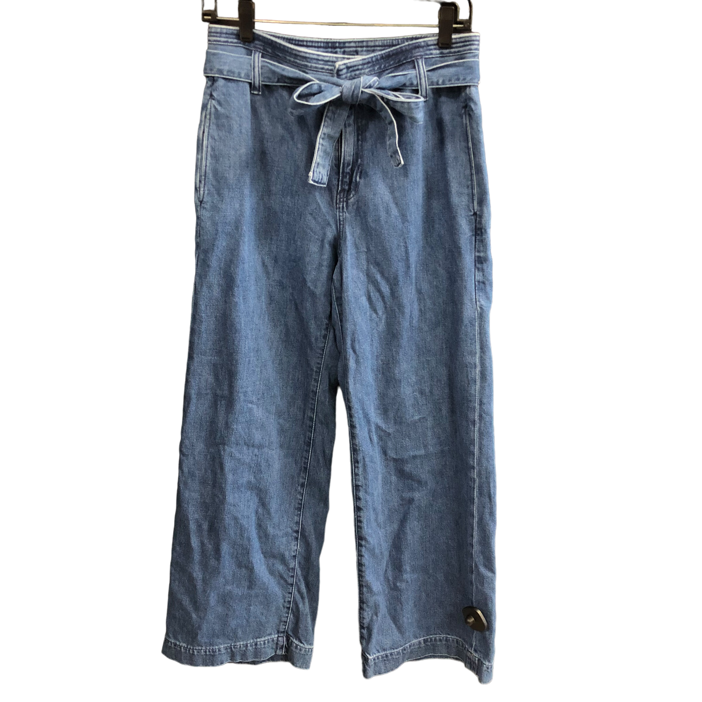 Blue Denim Jeans Wide Leg Gap, Size 8
