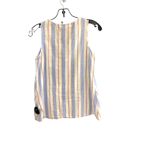 Striped Pattern Top Sleeveless Adiva, Size Xs