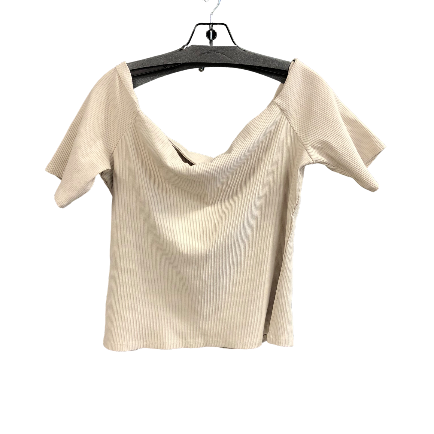 Beige Top Short Sleeve H&m, Size Xl