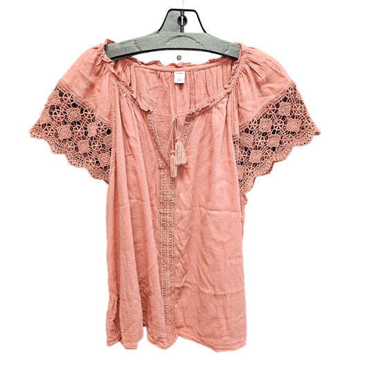 Mauve Top Short Sleeve Old Navy, Size L