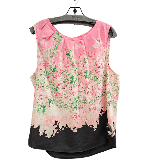 Pink Top Sleeveless New York And Co, Size L