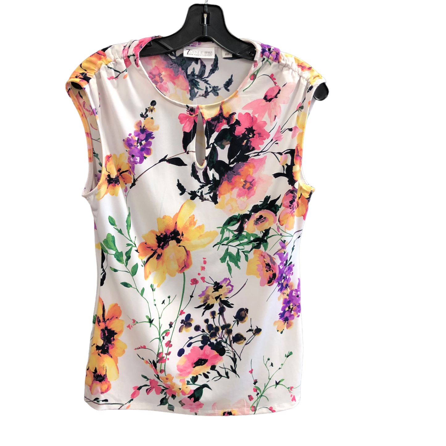 Floral Print Top Sleeveless New York And Co, Size S