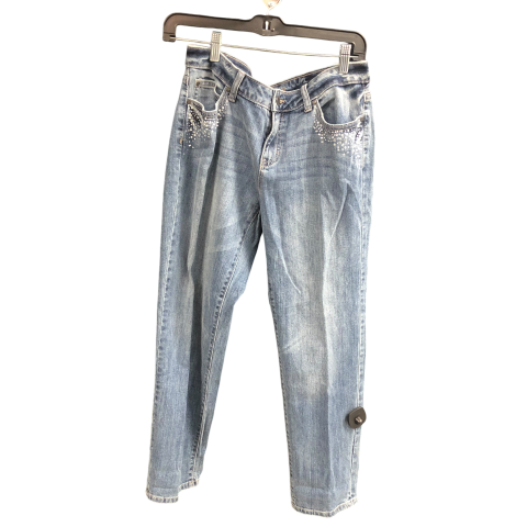 Jeans Boyfriend By Jennifer Lopez In Blue Denim, Size: 6