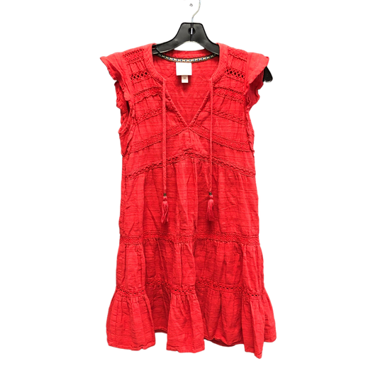 Red Dress Casual Short Knox Rose, Size Xs
