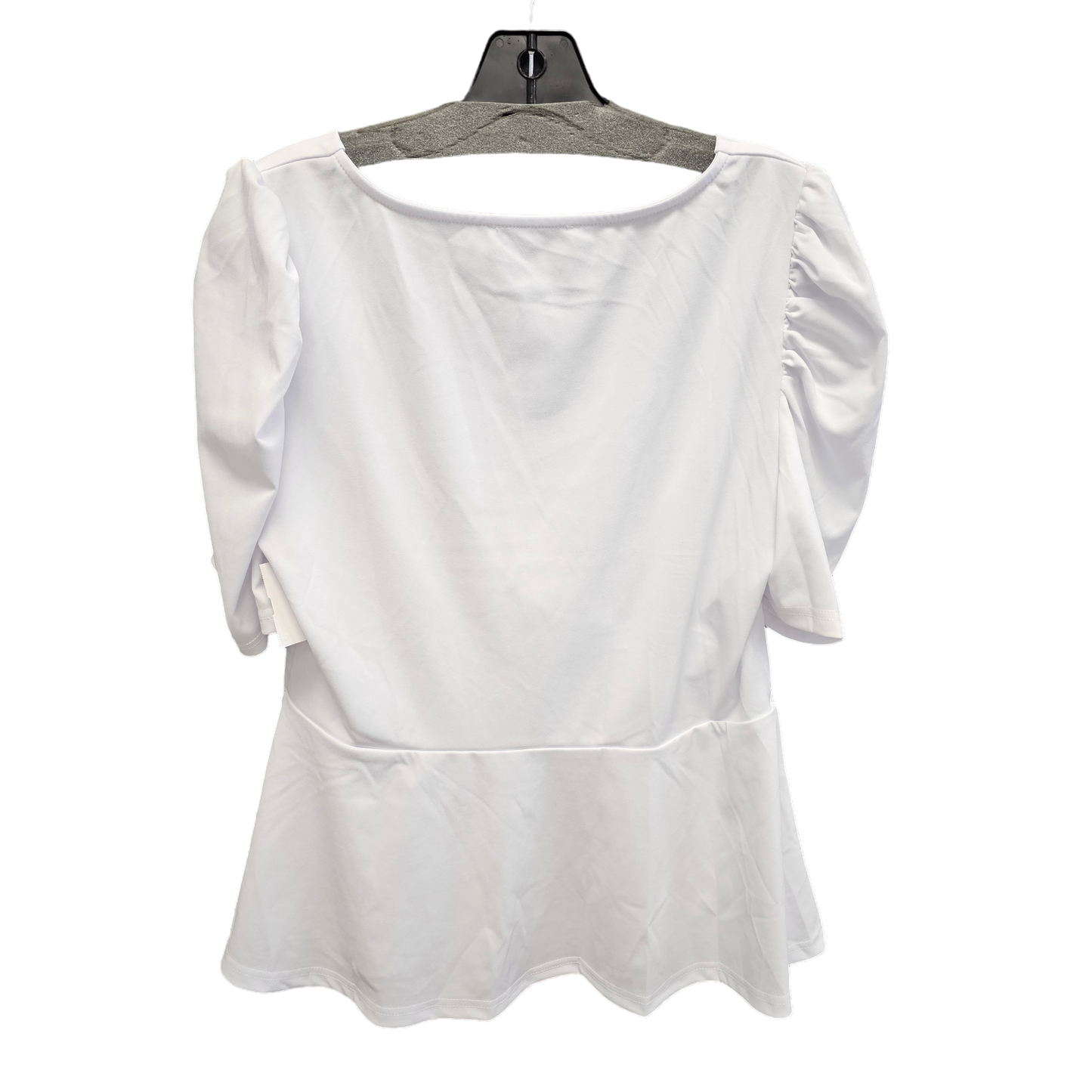 White Top Short Sleeve Grace Karin, Size Xl