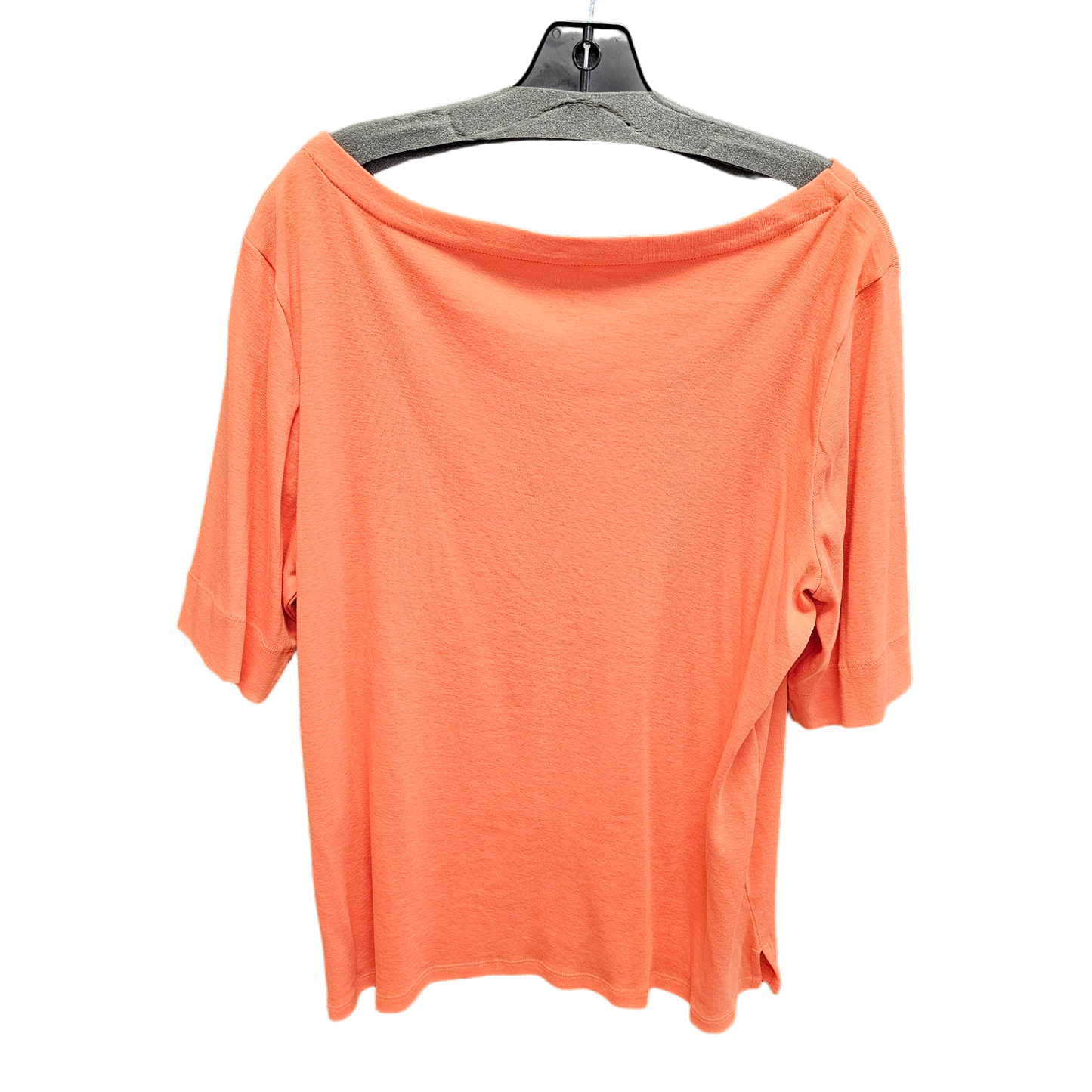 Orange Top Short Sleeve Chicos, Size Xl