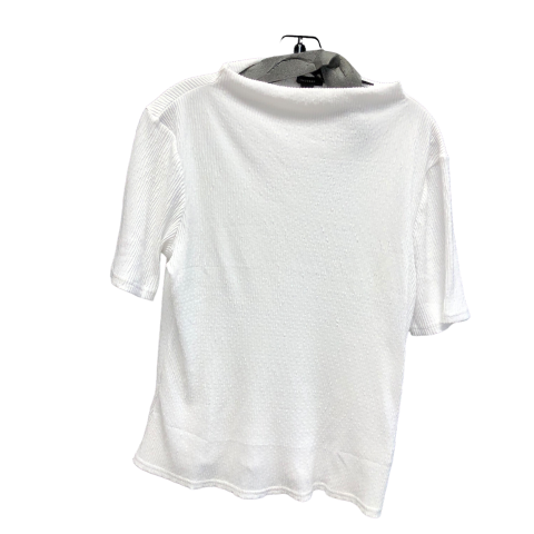 White Top Short Sleeve Halogen, Size M