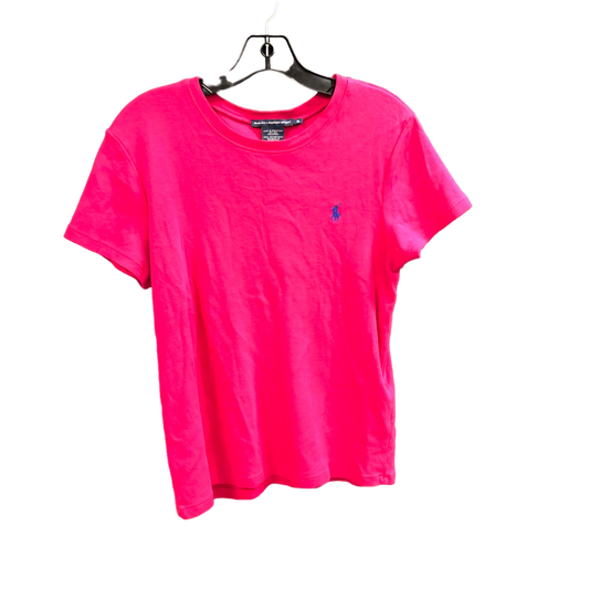 Pink Top Short Sleeve Ralph Lauren, Size Xl