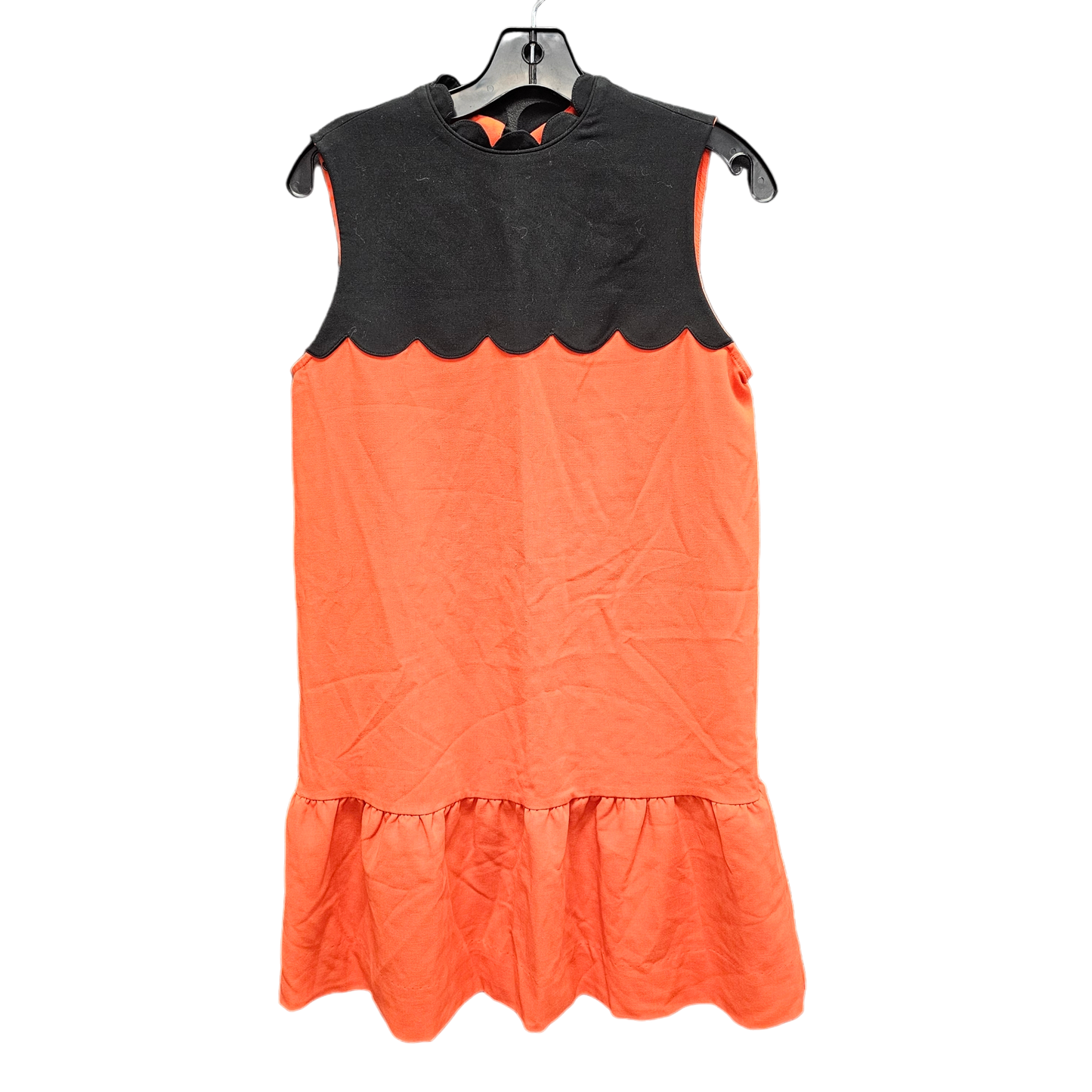 Black & Orange Dress Casual Short Cmb, Size S