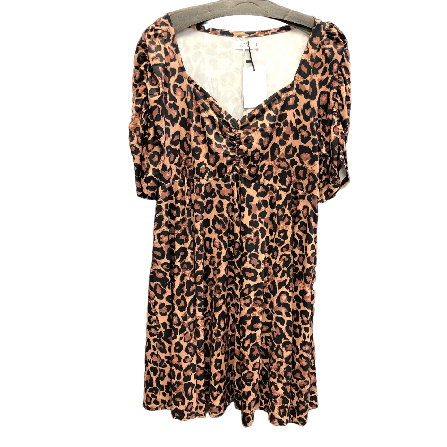 Animal Print Dress Casual Short PINUP FASHION, Size 18