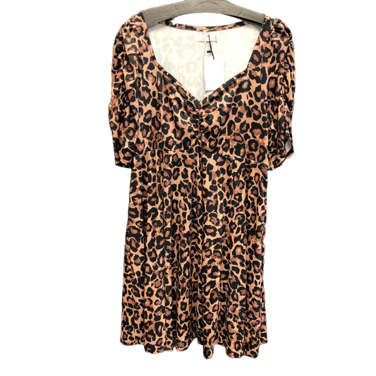 Animal Print Dress Casual Short PINUP FASHION, Size 18