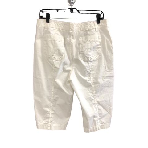 White Pants Cropped St Johns Bay, Size 12